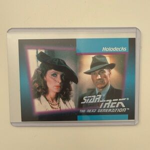 1992 Impel Star Trek TNG Holodecks Collector Card #63